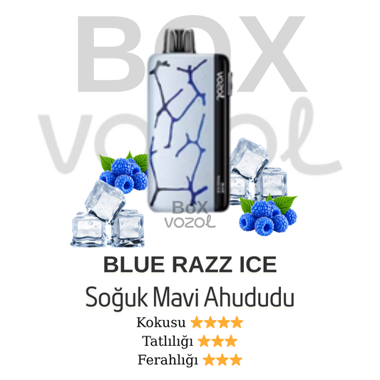 Vozol 45000 Puff - Blue Razz Ice - Neon