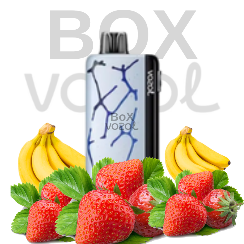 Vozol 45000 Puff - Strawberry Banana - Neon